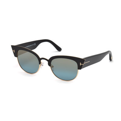Tom Ford TF0607 Alexandra-02 Black/Gold Sunglasses Sunglasses